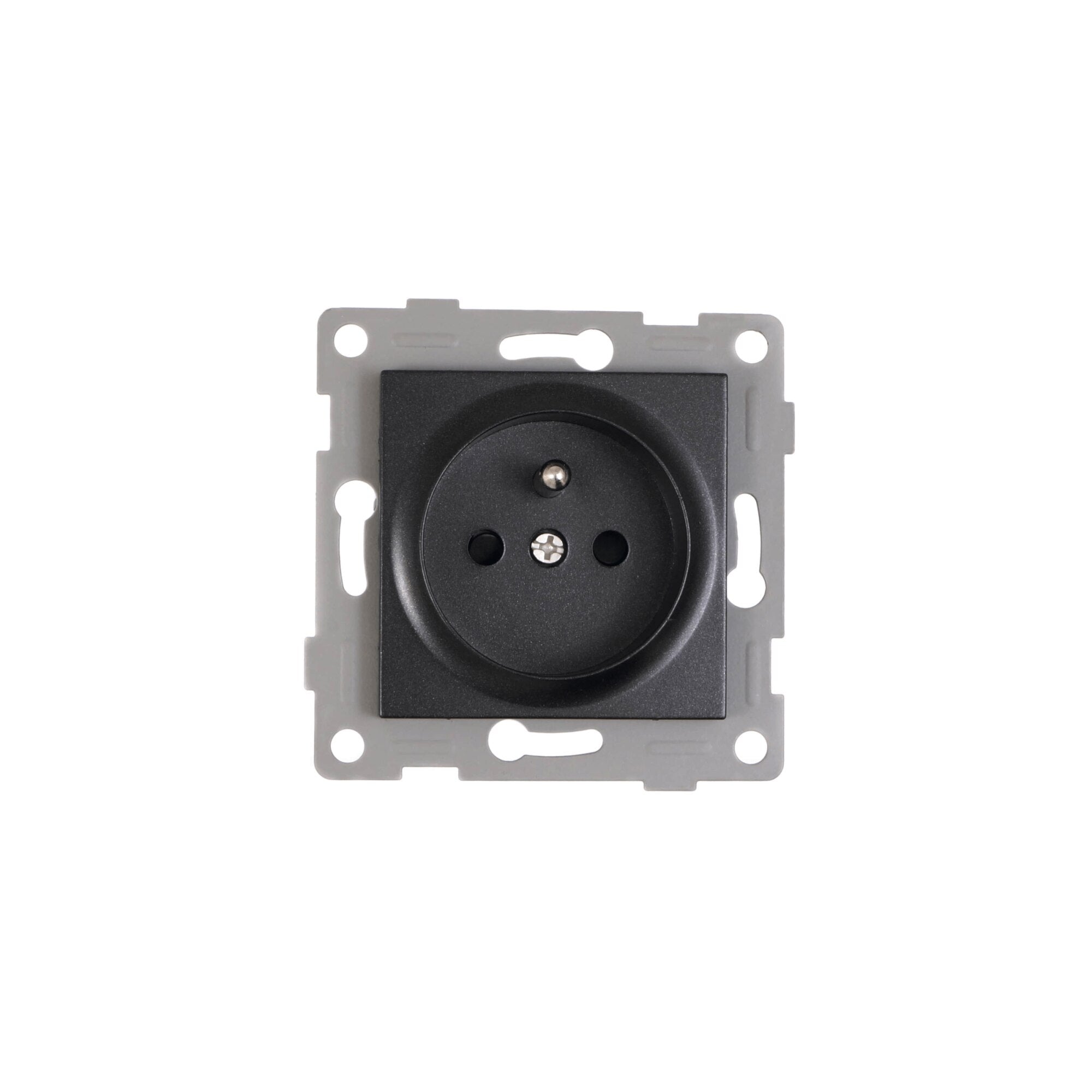 Priza cu impamantare, Zola®, ZSP, 110-250 V, 16A, IP20, 7.3x7.3 cm, fara rama, negru Priza cu impamantare, Zola®, ZSP, 110-250 V, 16A, IP20, 7.3x7.3 cm, fara rama, negru